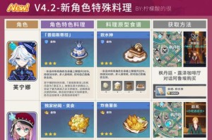 原神厨师对决攻略（解锁天下美味，决战厨神谁与争锋）