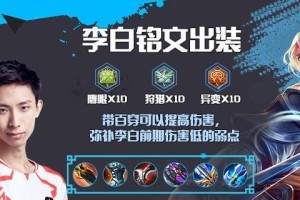 李白最新出装攻略——征服召唤者峡谷（掌握李白最强装备，无敌英雄降临！）